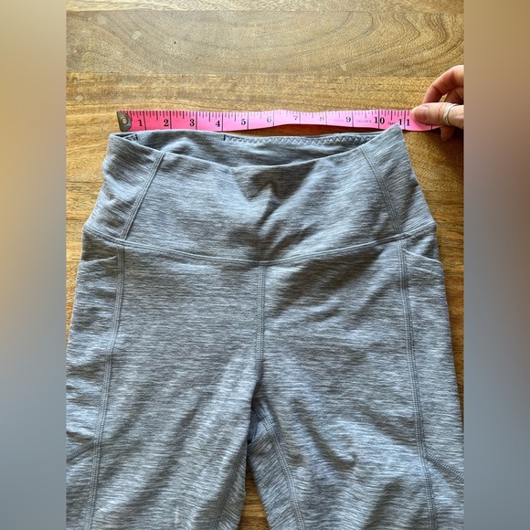 Heather Gray Leggings Size 2 Long | Side pockets - Picture 7 of 9